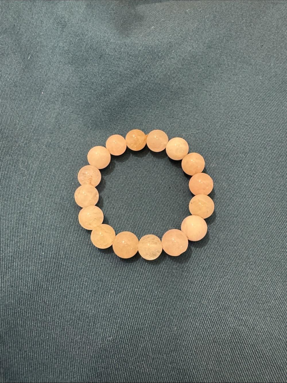 Rose Quartzl Bead Stretch Bracelet - Women Jewelry